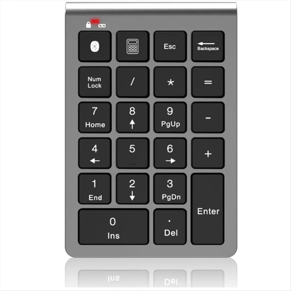 Фото Беспроводная и проводная USB-клавиатура A46U Bluetooth 2-в-1, перезаряжаемая цифровая клавиатура для ноутбуков и настольных ПК №4
