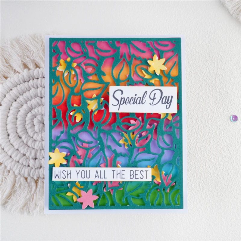 Креативный ручной сращивающийся фон пластина металлические режущие штампы