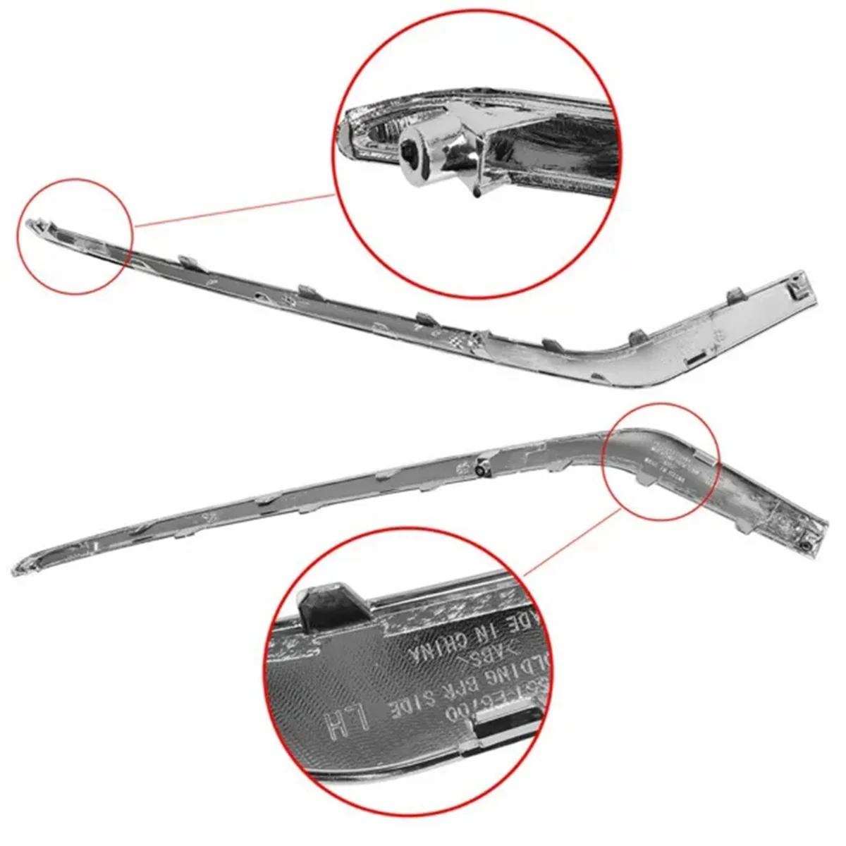 Передний бампер противотуманный хромированный Нижний Бампер замена для 2018-2019
