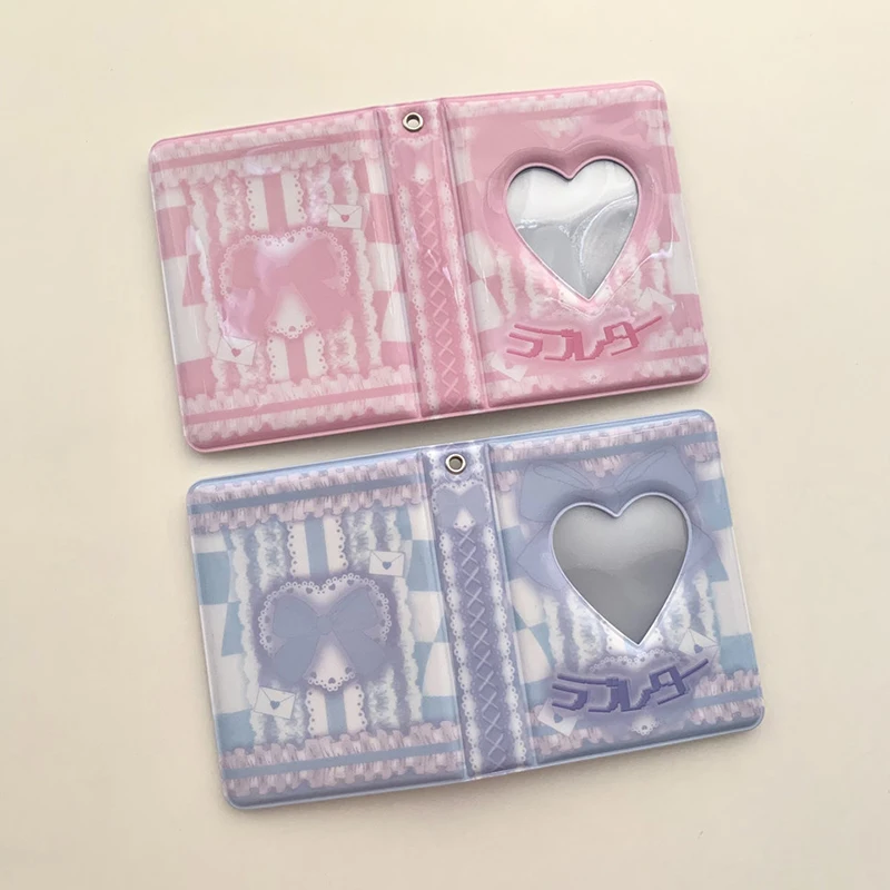 

Photo Album Storage Album Collection Book Cartoon Photo Album Photocard Holder Star Chasing Album Heart Hollow 3 inch Cute INS
