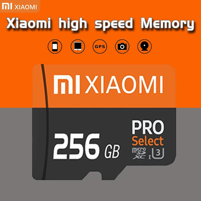 

Xiaomi Micro SD Card 128GB 256GB 512GB 1TB Card 10 High-Speed TF Memory Card for Phone Camera Tablet