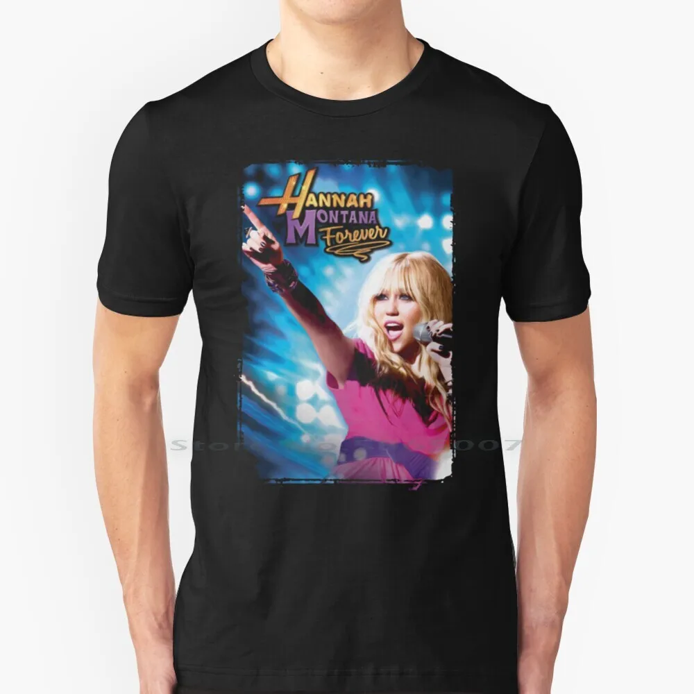 Копия фильма Ханна Монтана с приглашением отложить рубашку 100% хлопок Майли