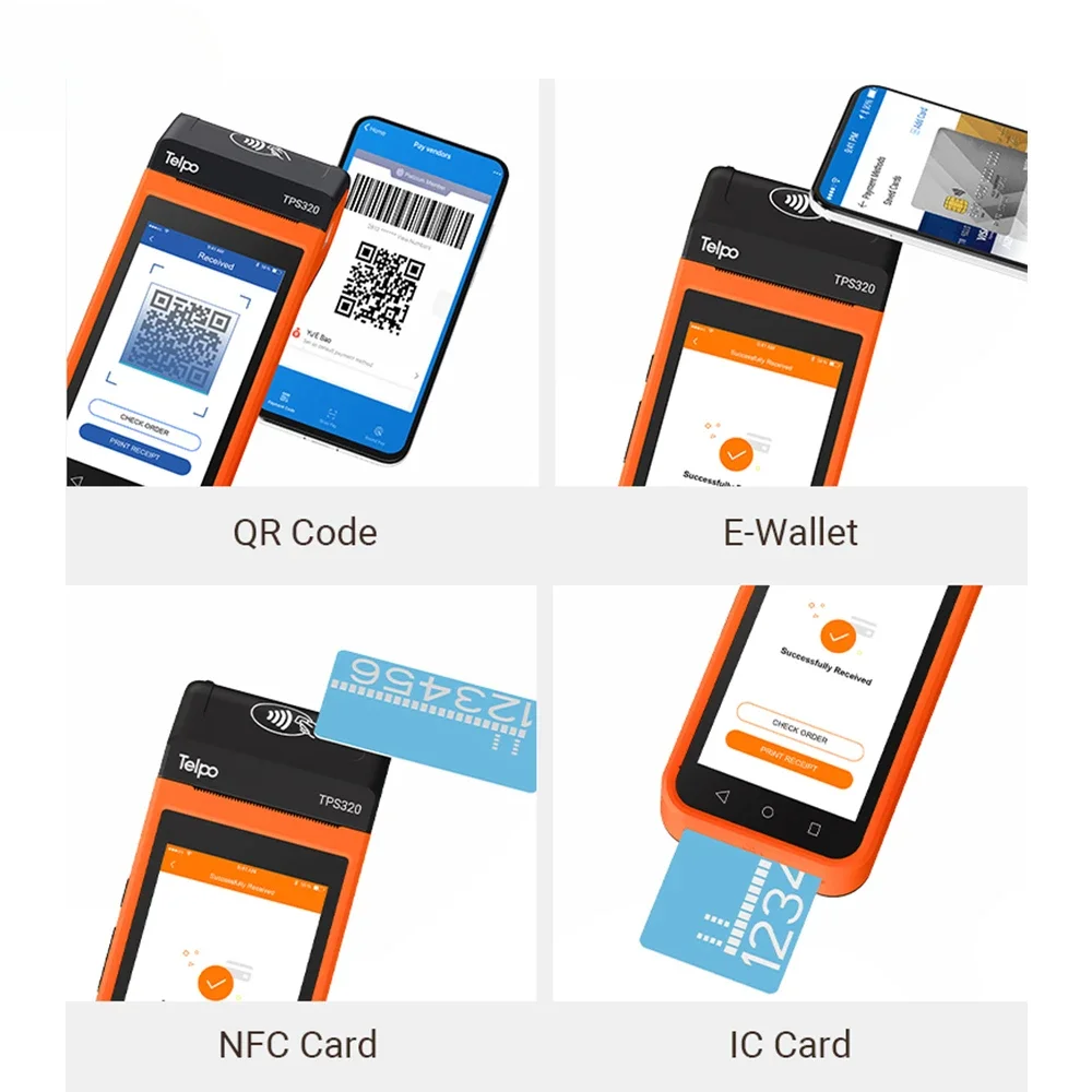 SDK Telpo TPS320 Беспроводная лотерея мобильная терминальная машина для продажи/ставки