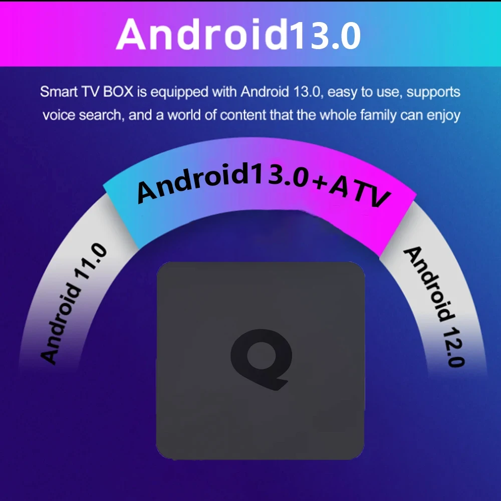 Smart Tv Box Android 13 Четырехъядерный Процессор Cortex A53 8k Поддержка Видео Двойной Wi-fi 2 4g