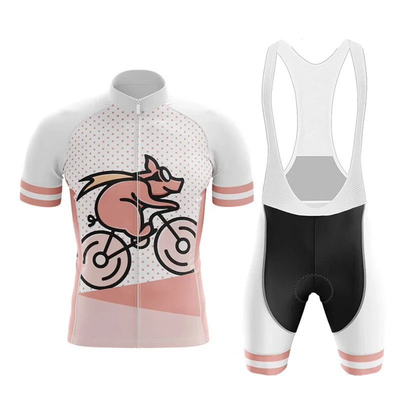 Funny Cycling Jersey Set 2022 Summer Short Sleeve  Breathable Cycling Clothing Quick Dry Men Mountain Bike Wear Maillot Ciclismo