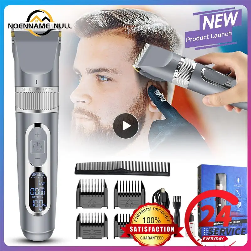 

1/2/3PCS Hair Clipper Spider Electric Man Fader Charging Adult Children General Professional Electric Hair Trimmer For Men LCD