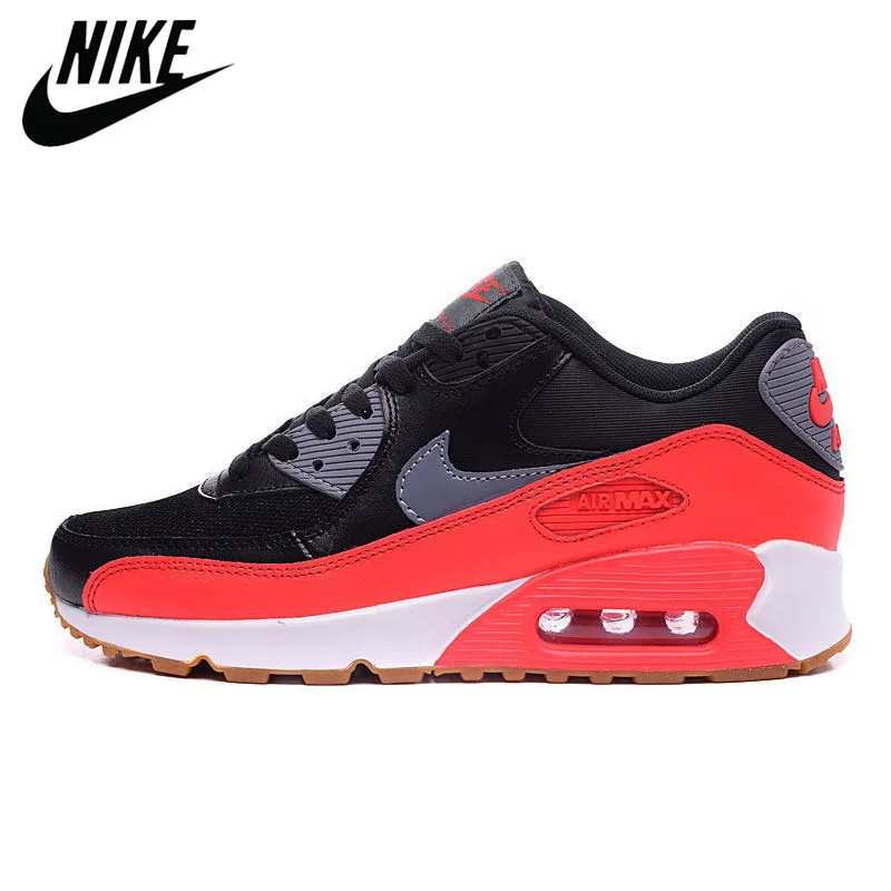 

Амортизирующие кроссовки для фитнеса на открытом воздухе NIKE AIR MAX 90 женские кроссовки красные мужские кроссовки на толстой подошве со шнуро...