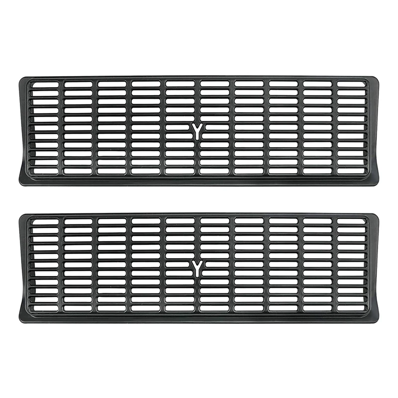 

Air Vent Cover, Air Flow Vent Grille For 2021 2022 Tesla Model Y Rear Seat Air Condition Outlet - 2 Pack Black