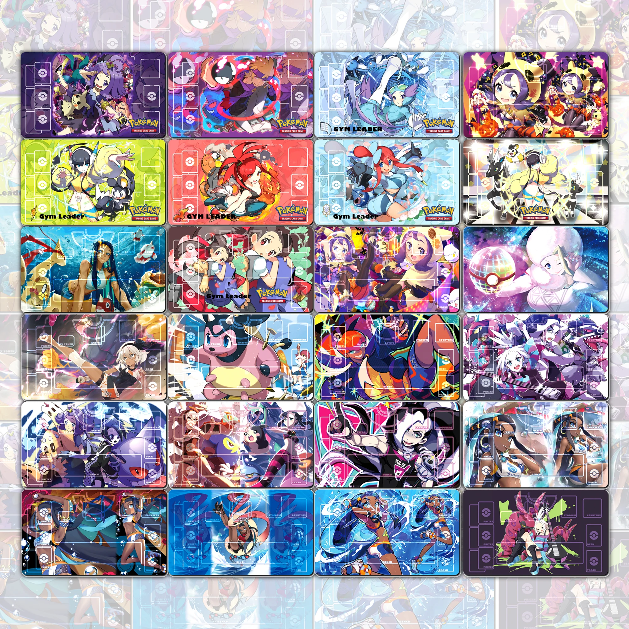 

Pokemon Tabletop Game Mat Charizard Pikachu Dedicated Card Play Against Table Mat Trainer Series Keyboard Mouse Pads Toys Gifts