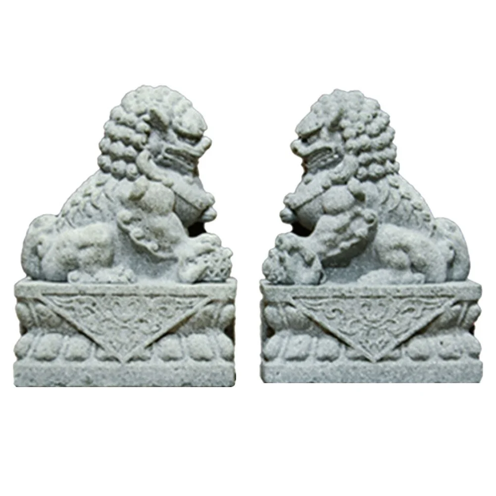 

Accessories Miniature Lion Shape Decors Decorative Statue Adornment House Decorations Home Statues Desktop Garden Light