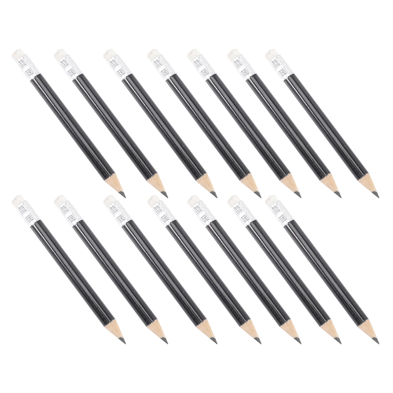 

Pencil Drawingmini Writing Eraser Students Woodenshortfor Sketching Carbon Hard Pen Wedding Erasers Half Graphite Game Sharpened