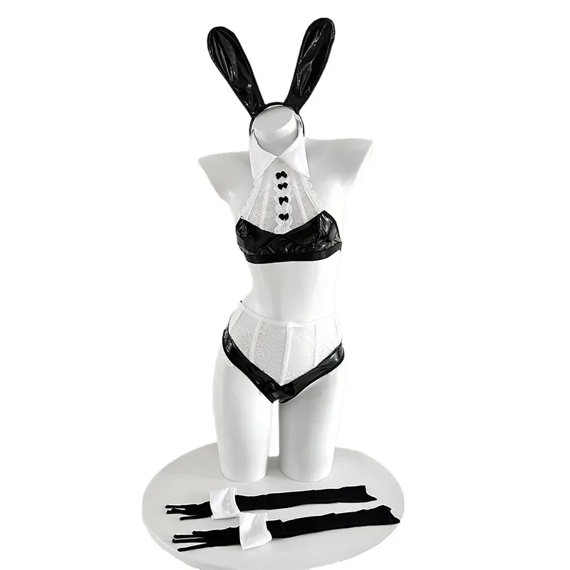 Женское нижнее белье в стиле панк Лолита кролик горничная