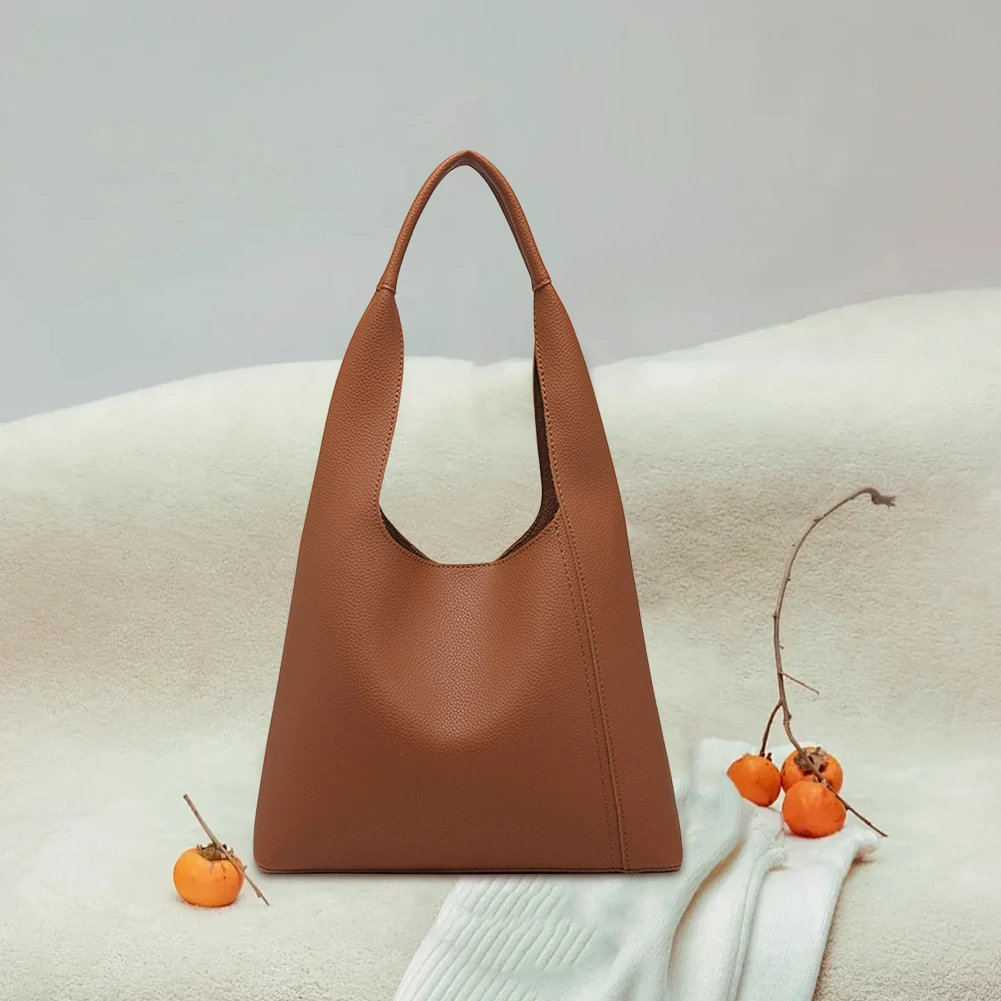 Большая сумка-тоут из искусственной кожи большая вместительная сумка-хобо с