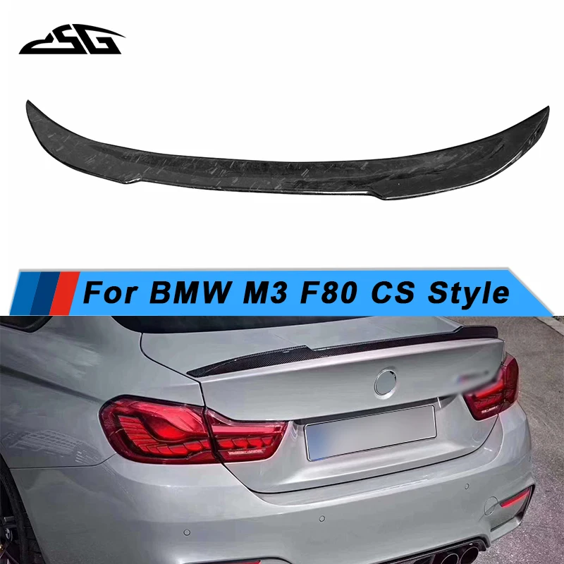 Высококачественный задний спойлер из углеродного волокна крыло для BMW M3 F80 стиль