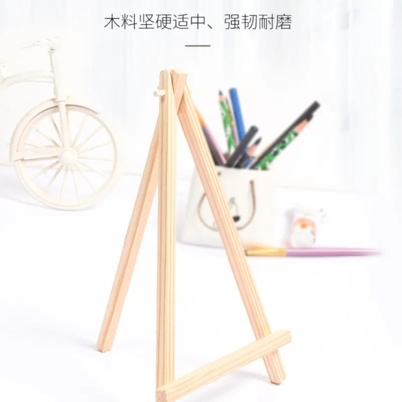 1 шт. мини-настольный мольберт деревянный складной маленький деревянная