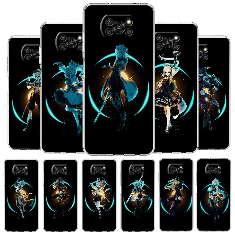 

Ayato Genshin Impact Phone Case For Xiaomi Poco X3 NFC F3 M3 X4 M4 Pro 5G Mi 11 Lite Ultra 11T 11X 12 12T Pro 11i Clear Cover