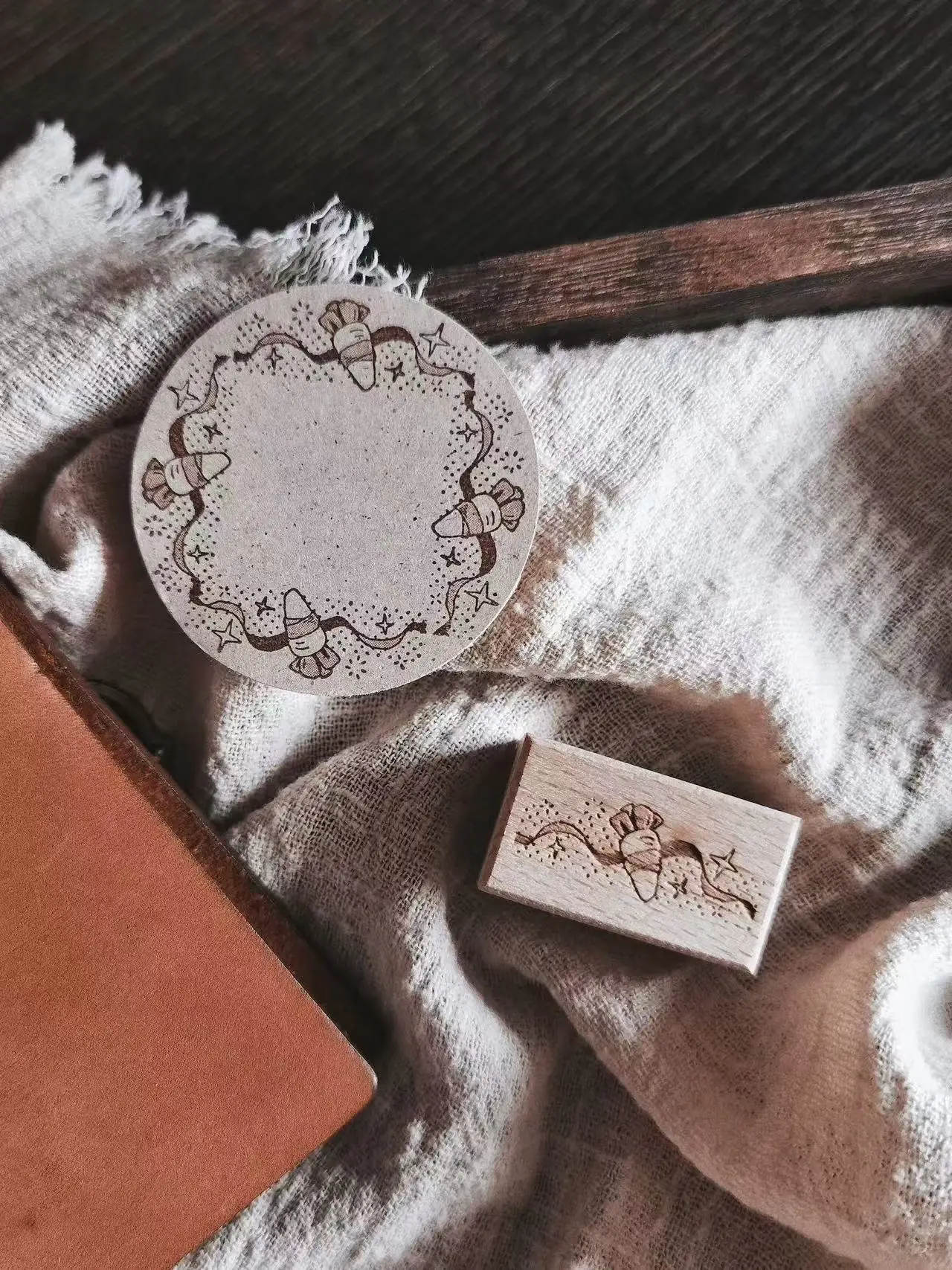 Винтажный милый морковный кролик деревянный резиновый штамп для DIY скрапбукинга