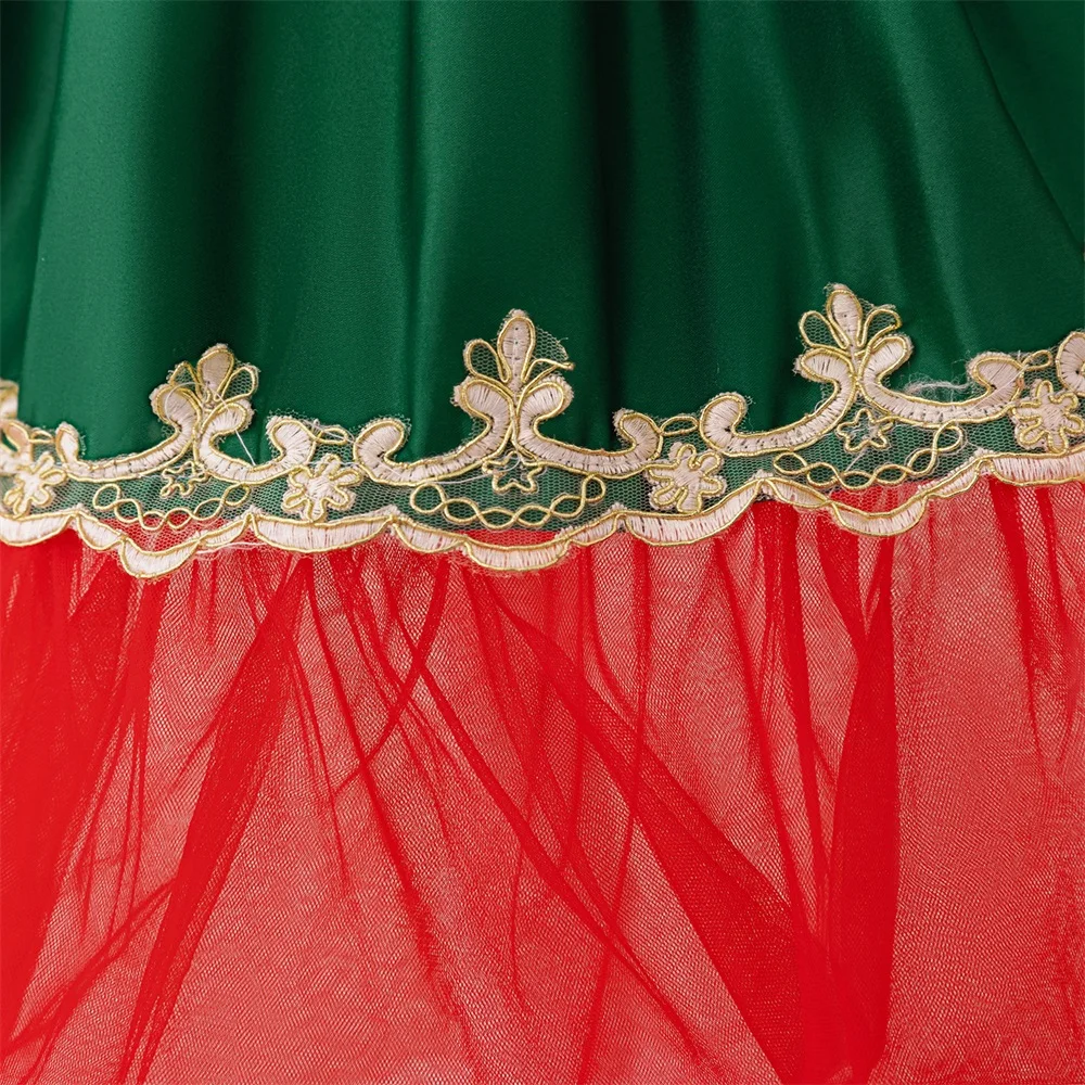 Вечернее платье с цветочной вышивкой для девочек детские комплекты из 2