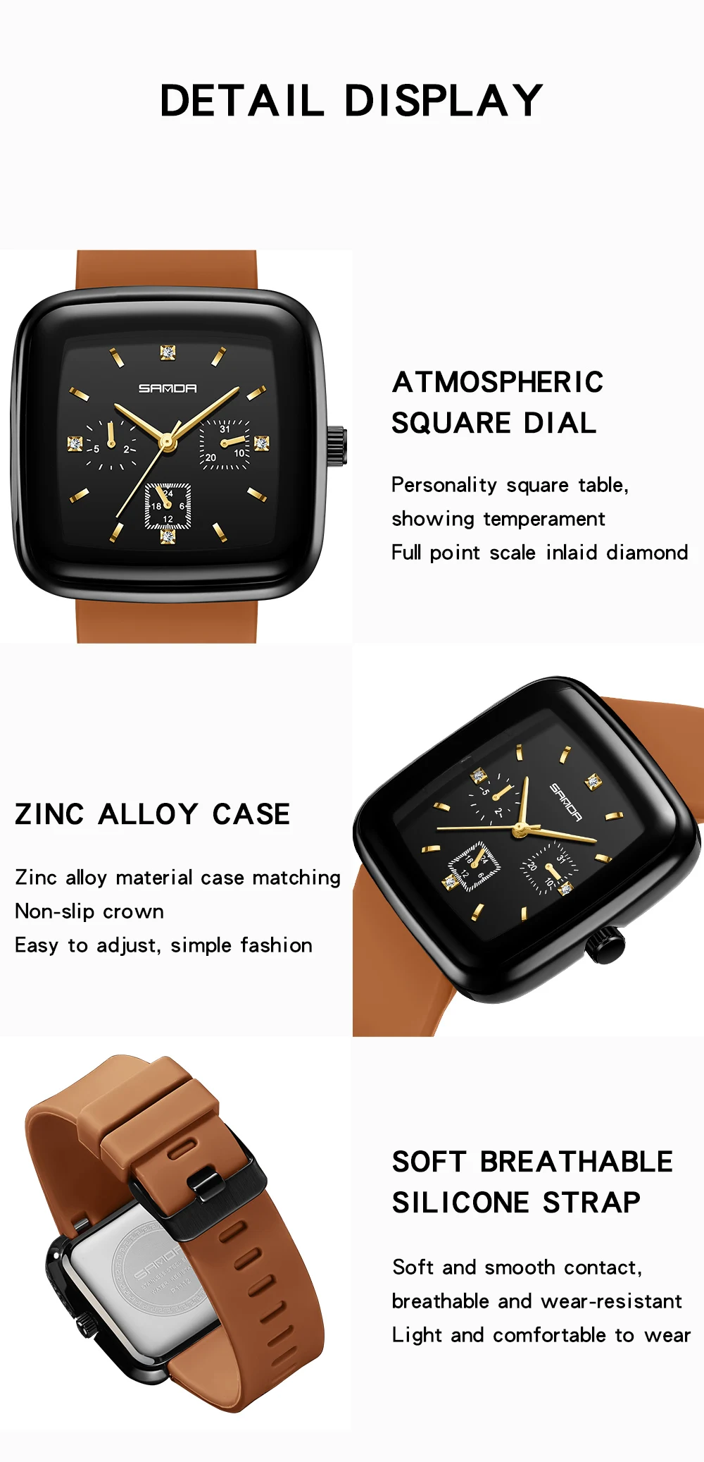 New 2023 Watch squareElegant Dress Watch for Women Watch Fashion Luxury Brand Lady quartz Crystal Watch Reloj Mujer Baratos 1112