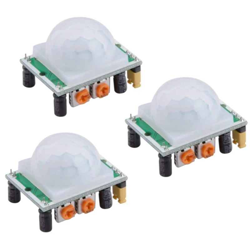 

3Pcs/Lot HC-SR501 Adjust IR Pyroelectric Infrared PIR Motion Sensor Detector Module For Raspberry Pi Kits
