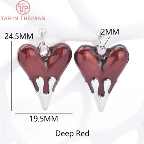 Подвески TARIN THOMAS, латунь, 24-каратное золото, 2 шт.