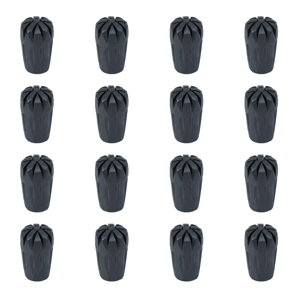 

16pcs Mini Alpenstock Rubber Head Cover Case Pad Protector for Walking Hiking