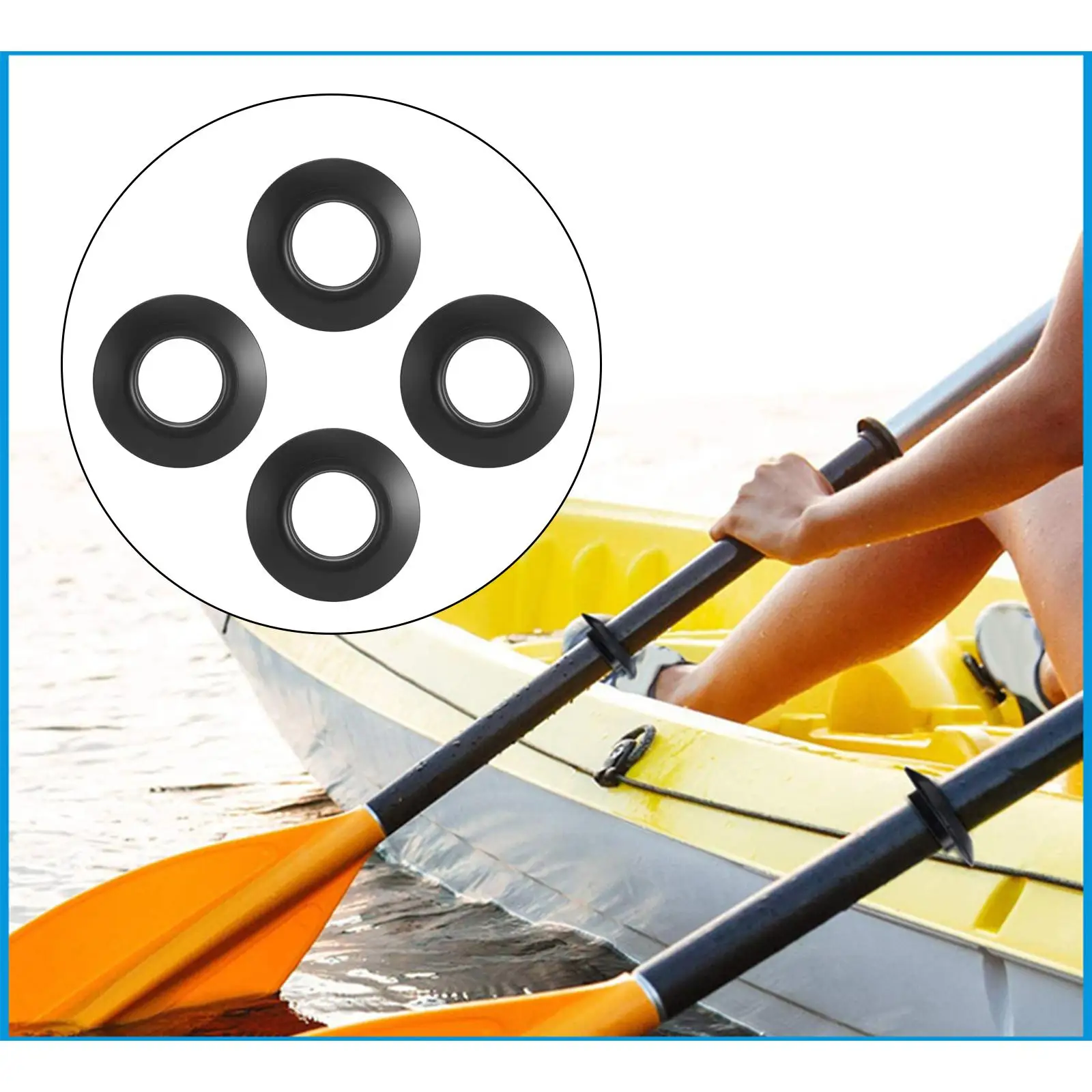 4 шт. универсальные капельные кольца для байдарки из ПВХ |