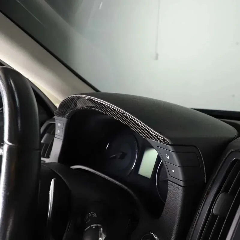 Фото Для Infiniti G25 G35 G37 2007-2013 мягкое углеродное волокно, крышка приборной панели автомобиля, наклейки, аксессуары для интерьера автомобиля №4