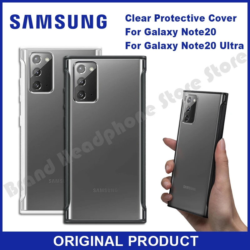

Original Samsung Galaxy Note 20 5G JDM Clear Protective Case For Galaxy NOTE 20 Ultra 5G Transparent Back Cover EF-GN980CBEGUS