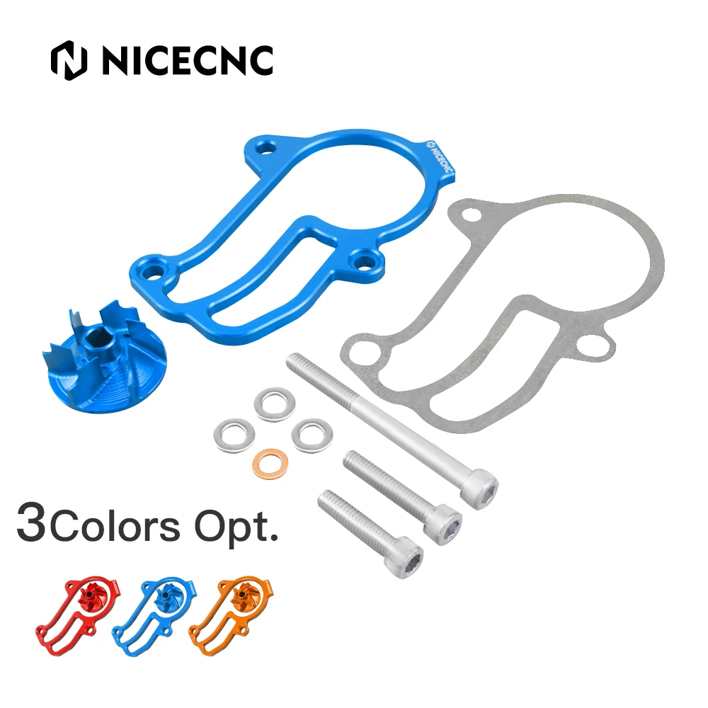 

NiceCNC Motorcycle Oversized Water Pump Impeller Cooler Protector Spacer Kit For Husqvarna TE250 TE300 20-23 TC250 TX300 19-22