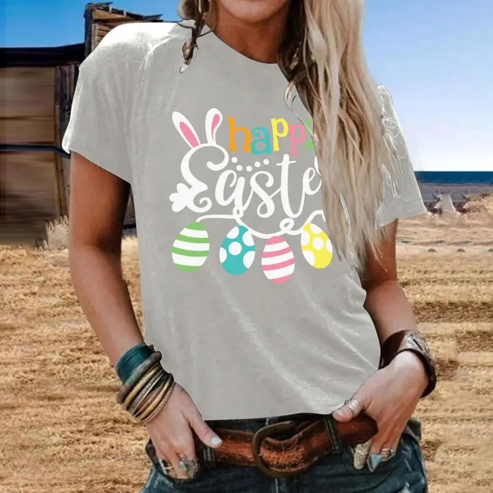 

Quick Drying Multicolor Balloon Print T-shirts Top for Valentine's Day
