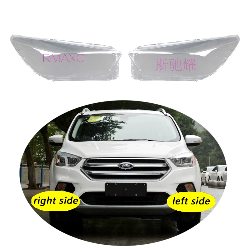 

Use For Ford Kuga 2017-2018 Escape Transparent Headlamp Cover Lamp Shade Front Headlight Shell Lampshade Lens shell