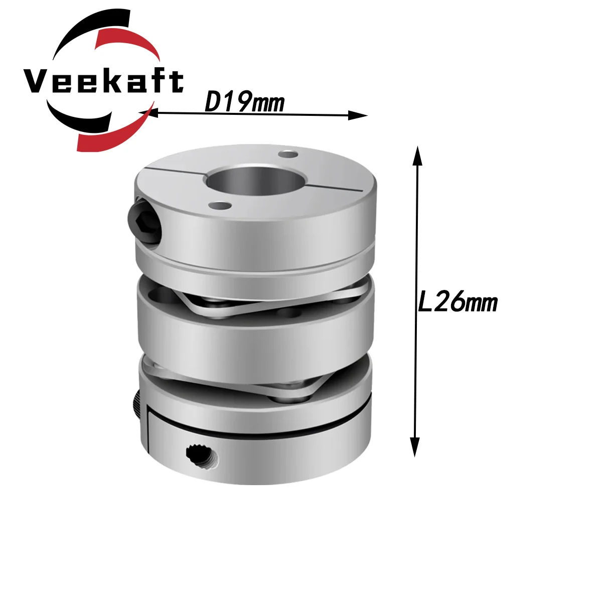 

Двойная мембранная муфта veekaft D19L26