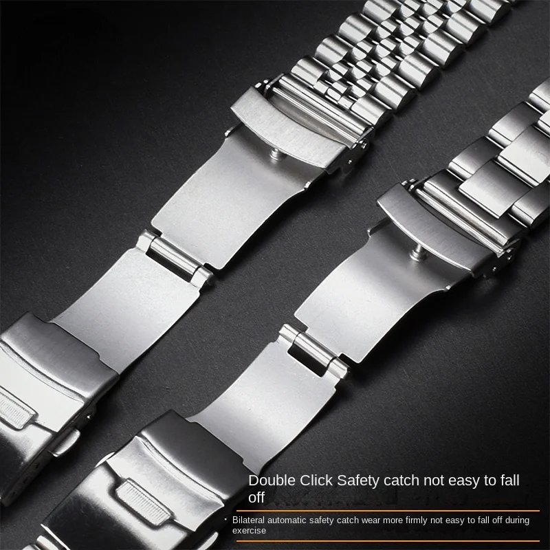 For Casio MDV106-1A MDV-107 MTP-VD01 MDV-106D Strap Stainless Steel Wristband Metal Bracelet  Replacement Watchband 20mm 22mm
