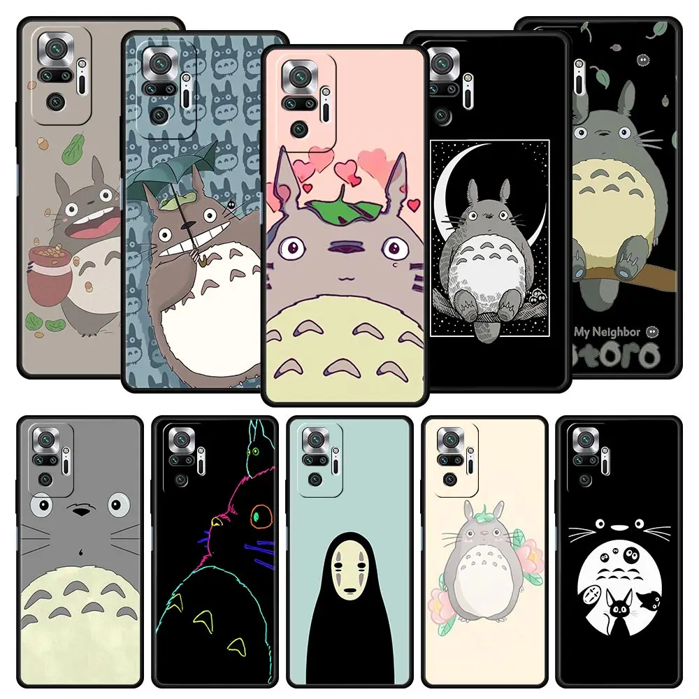 

Cute My Neighbor Totoro Anime For Redmi 10C Case For Xiaomi Redmi Note 12 11 10 Pro Phone Case 10S 9S 9 9T 8T 9C 9A 8 8A 7 Cover