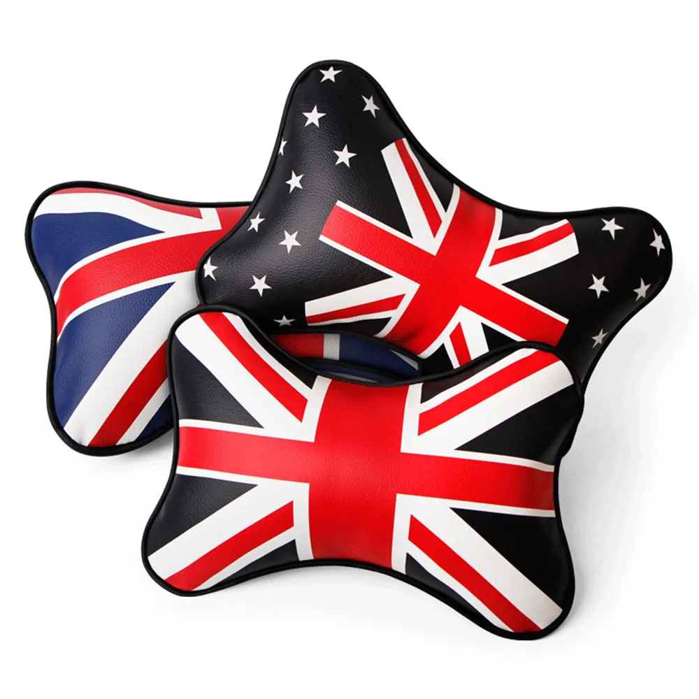 

Кожаные автомобильные подушки под шею с флагом Англии, 2 шт.
