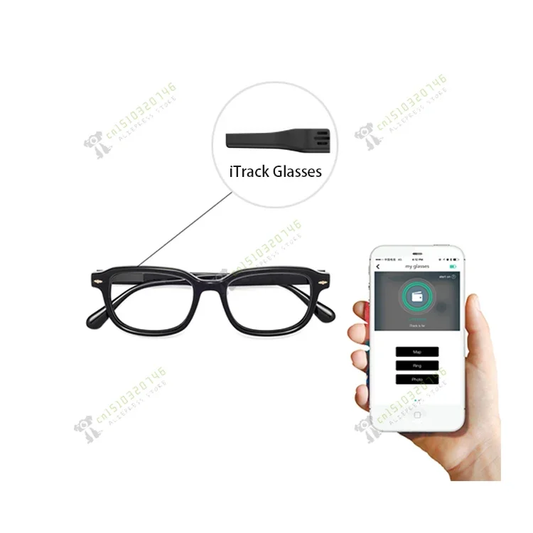 Новый локатор очков Bluetooth GPS-трекер Find My Glasses Приложение для смартфона Поиск