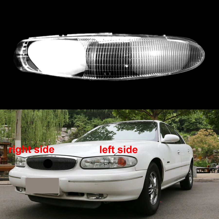 

For Buick New Century Headlight Cover Shade Transparent Lampshade Lens Headlamp Shell Plexiglass Auto Replacement Parts