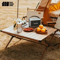 new design hot selling 90x70cm aluminum alloy camping foldingg table portable table with carry bag