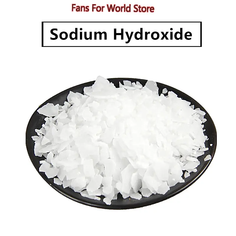 

200g Lye Flakes- Sodium Hydroxide Caustic Soda Soap Raw Material Sodium Hydroxide