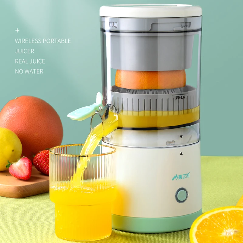 

Wireless Slow Juicer Orange Lemon Juicer Usb Electric Juicers Fruit Extractor Portable Squeezer Pressure Juicers for Home 7.4V