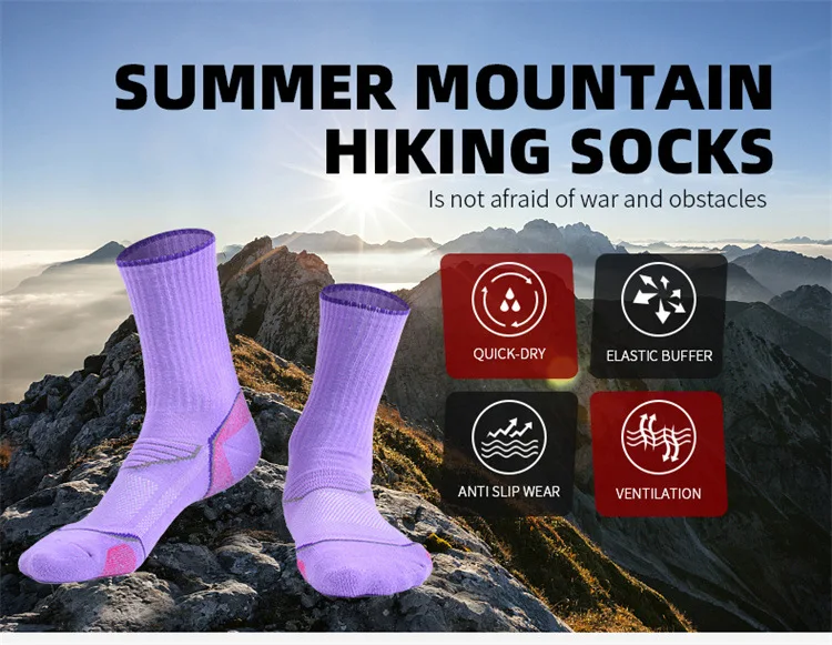 Women Socks Sports Breathable Compression  Supply Running Riding Cycling Knee high Basketball Biking Hockey Soccer