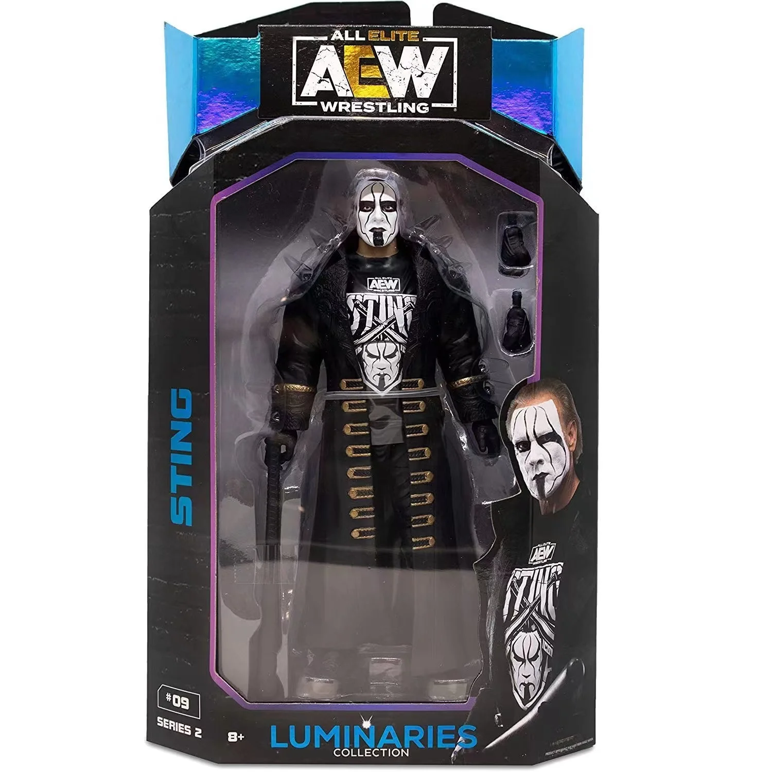 

Sting Wwe/aew /wwf/wcw Rare Collection Pvc All Elite Wrestling Luminaries Collection Series Action Figures 6' Toys