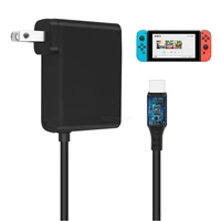 eu us plug ac adapter charger compatible nintendo switch ns game console usb type c power 5v 2 4a