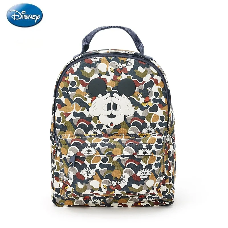 

Disney Mickey New Fashion Girls Backpack Camouflage High-quality Large-capacity Elementary School Bag Cute Children's School Bag