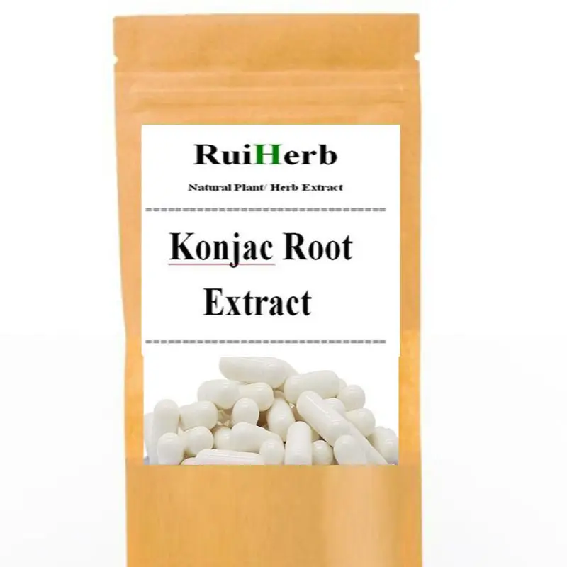 

100PCS,Konjac Root Extract Glucomannan Weight Loss Suppress Appetite Capsule