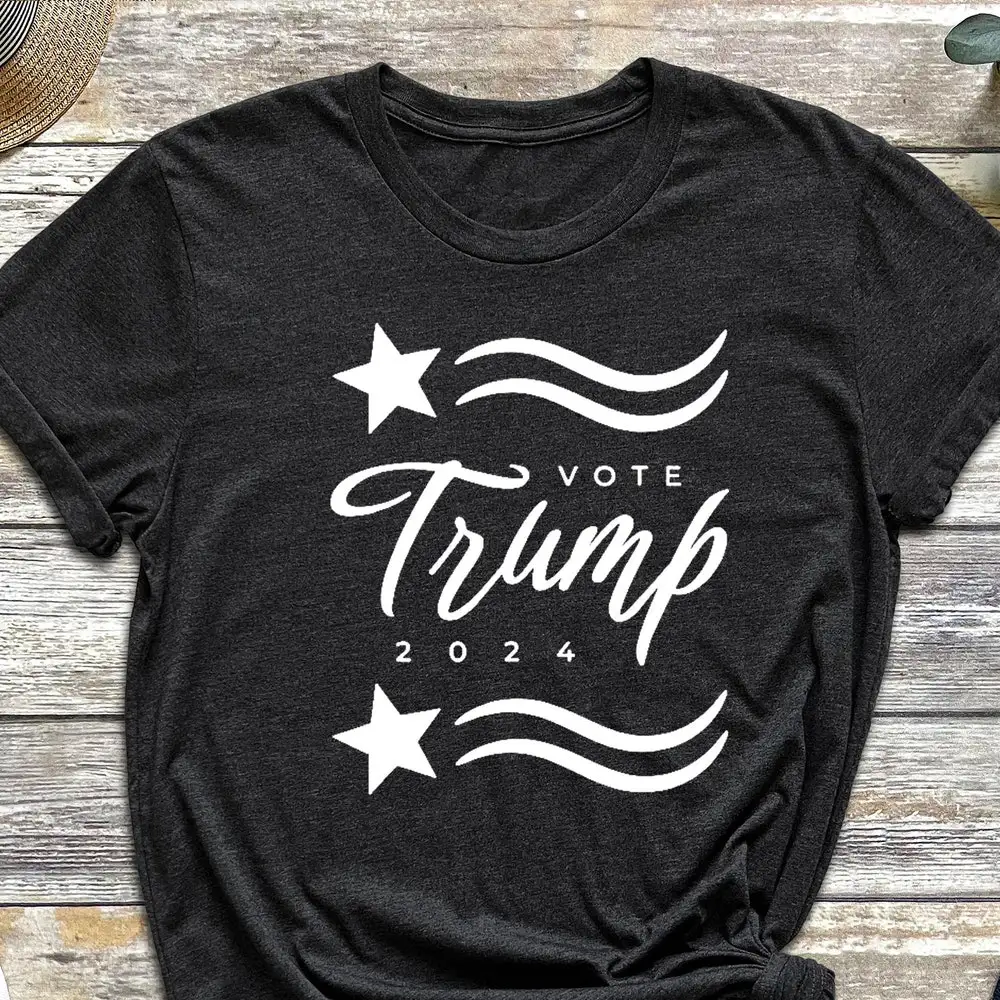 Футболка с изображением Дональда Трампа 2024