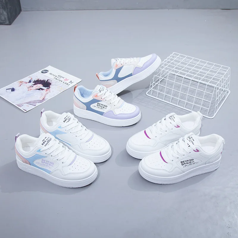 Fashion Women's Sneakers New Women Vulcanize Shoes College Style  Breathable Thick Bottom Casual Shoes Zapatillas De Mujer 2023