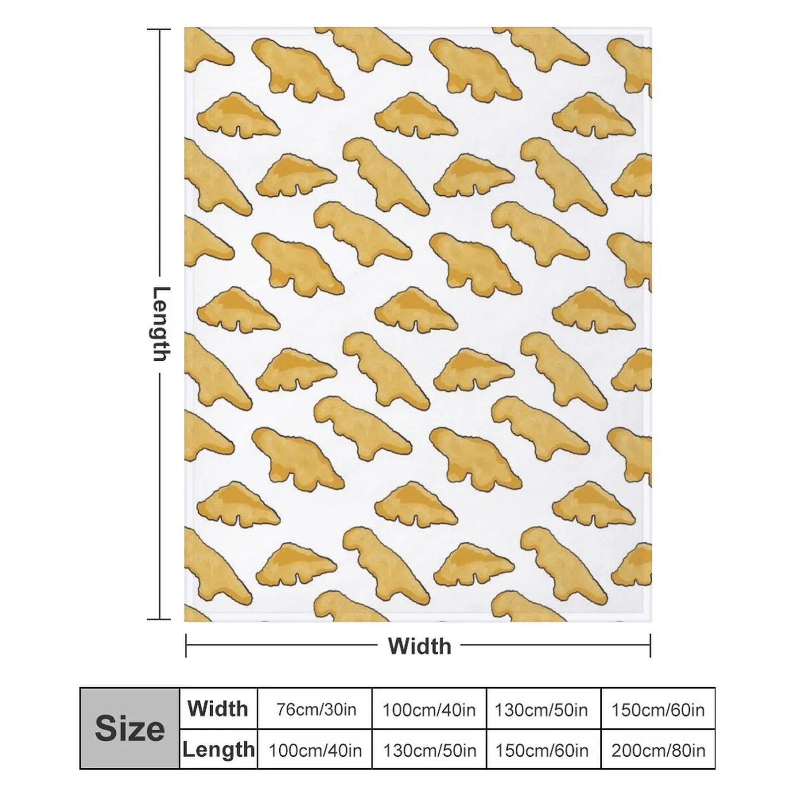 Одеяло с рисунком Dino Chicken Nuggets красивые одеяла для малышей