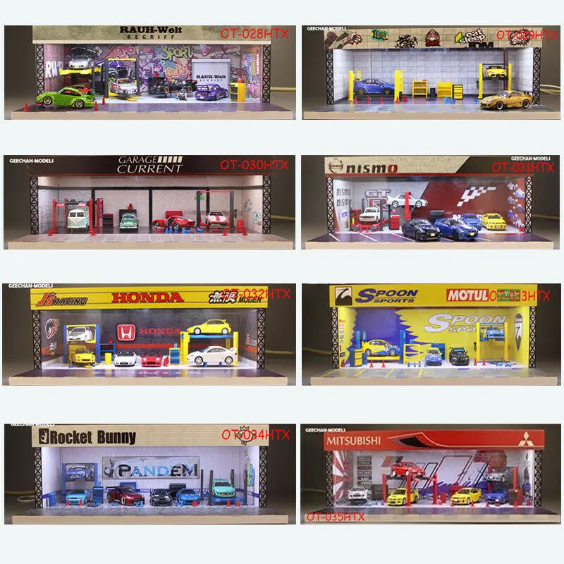 

Модель автомобильного гаража с комплектом инструментов и USB-разъемом, 1/64